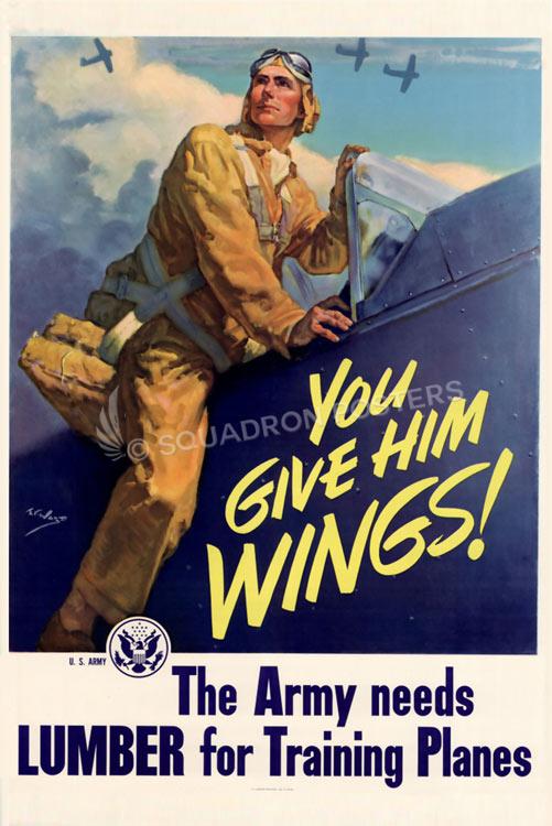You Give Him Wings Historic Art