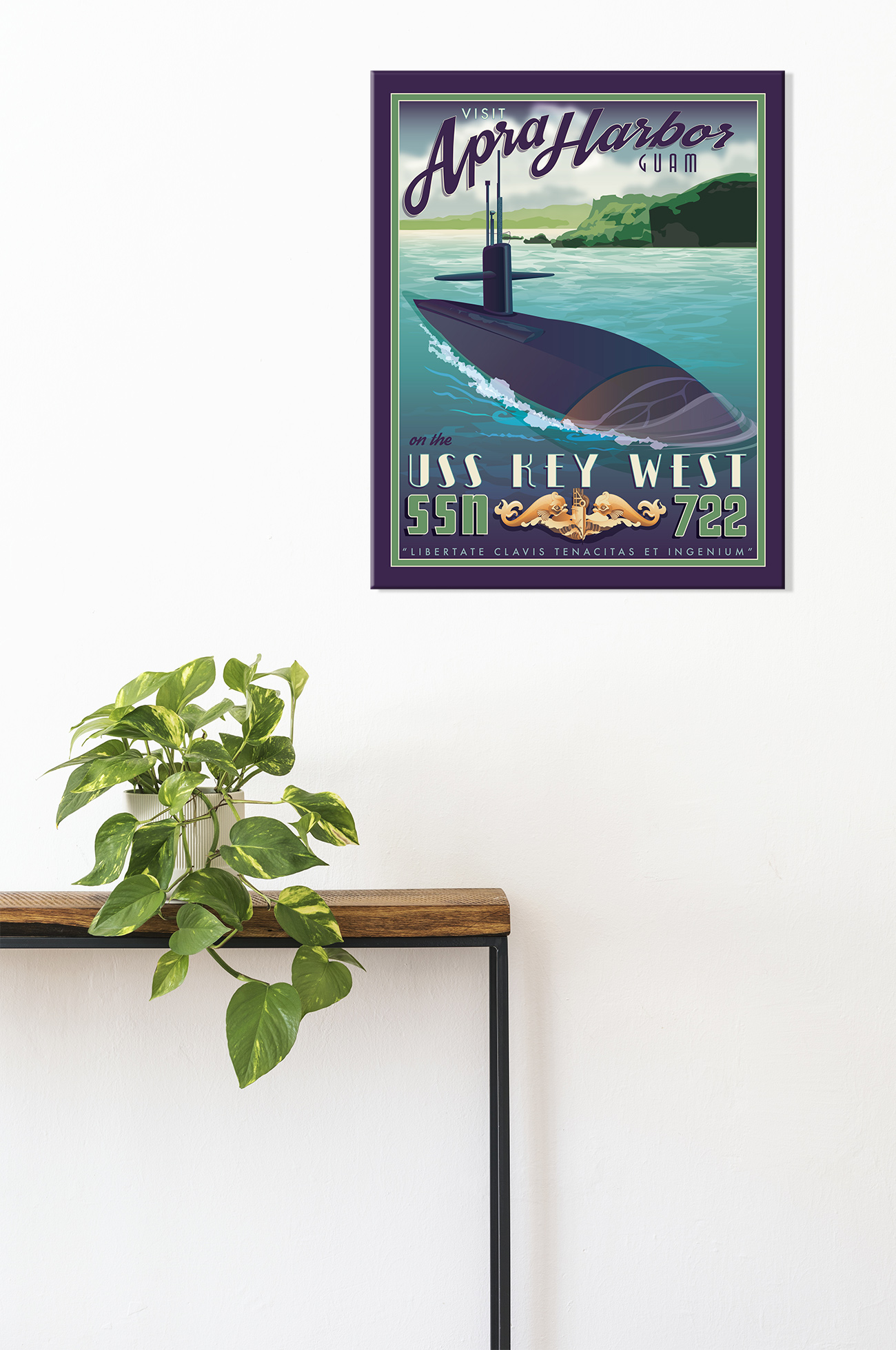 USS Key West SSN-722 - Squadron Posters