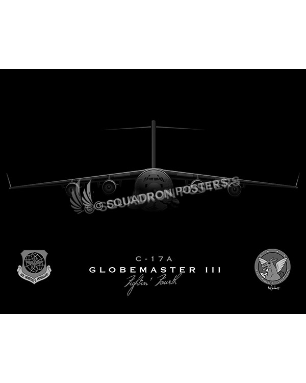 c-17 4 AS jet black SP00790-FEAT-jet-black-aircraft-lithograph