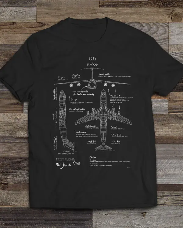 C-5 Blueprint T-shirt