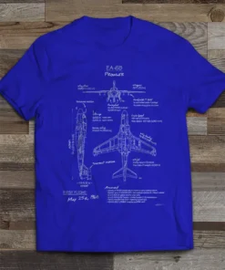 EA-6B Prowler Blueprint T-shirt