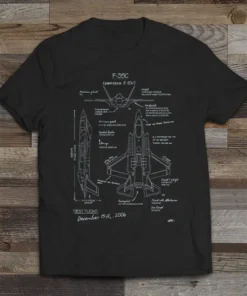 F35c Blueprint T-Shirt