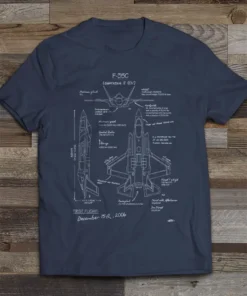 F35c Blueprint T-Shirt