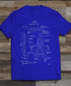 F35c Blueprint T-Shirt