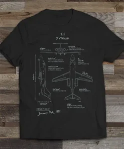 T1 Jayhawk Blueprint T-shirt