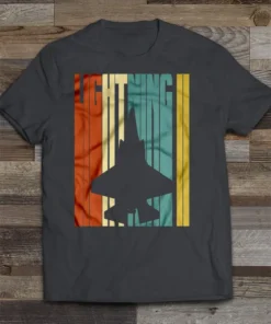 80's Retro F-35 Lightning II T-Shirt