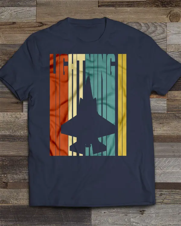 80's Retro F-35 Lightning II T-Shirt