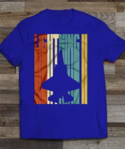 80’s Retro F-35 Lightning II T-Shirt