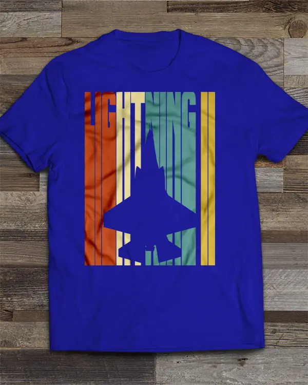 80’s Retro F-35 Lightning II T-Shirt 80’s Retro F-35 Lightning II T-Shirt