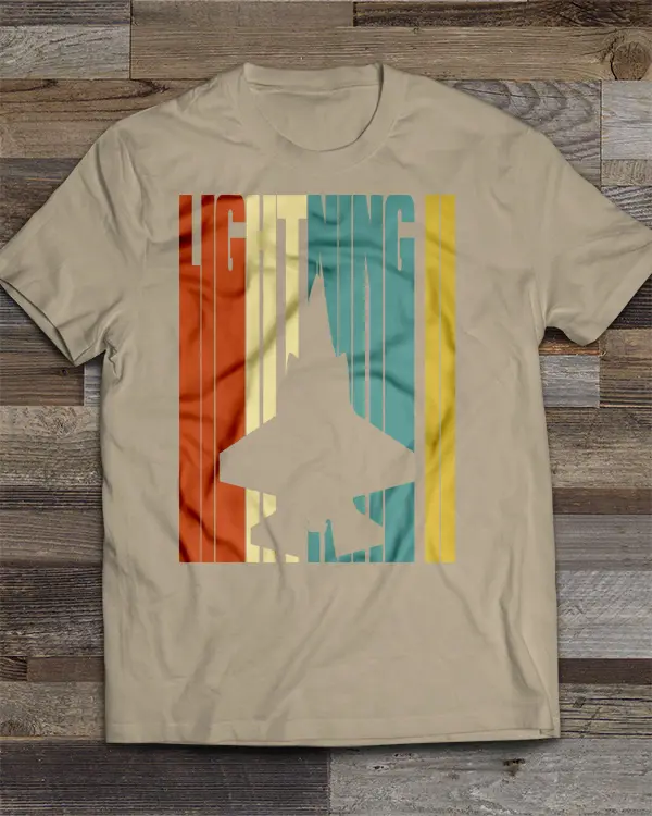 80's Retro F-35 Lightning II T-Shirt