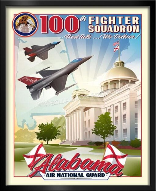 Alabama ANG 100 FS Squadron Posters