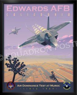 Edwards AFB 411th FLTS - Squadron Posters