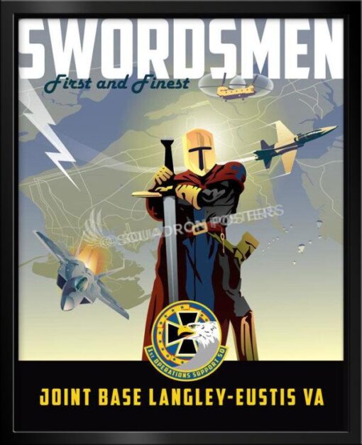 Joint Base Langley Eustis Virginia 1st OSS - Squadron Posters