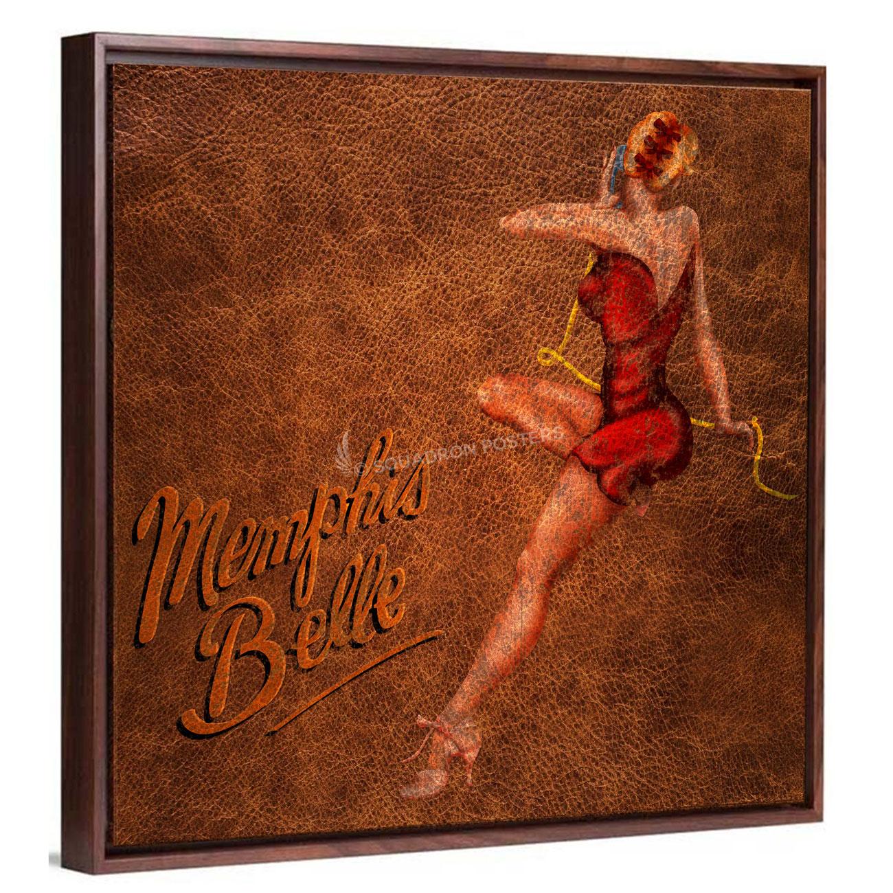 Memphis Belle leather bomber jacket style art