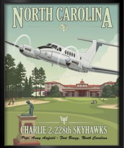 Pope Army Airfield C-12 Charlie 2-228th Skyhawks Art