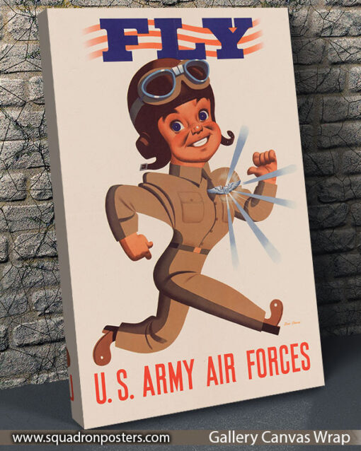 Fly US Army Air Forces Historic Art - Squadron Posters