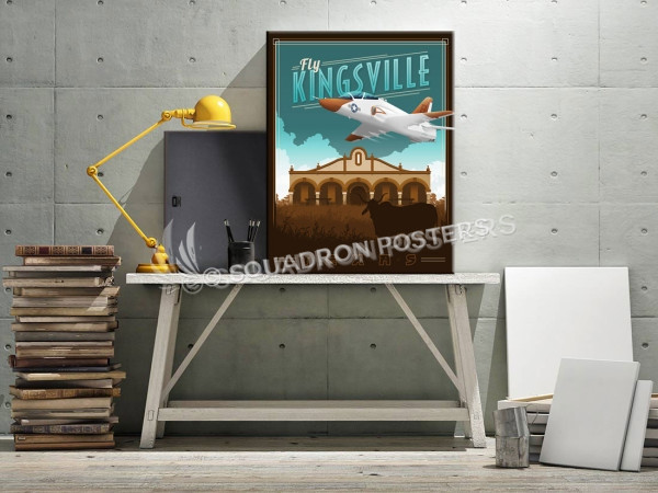 NAS Kingsville SP00725 canvas-vintage-retro-print