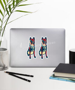 Hero Military Working Dog K-9 Sticker