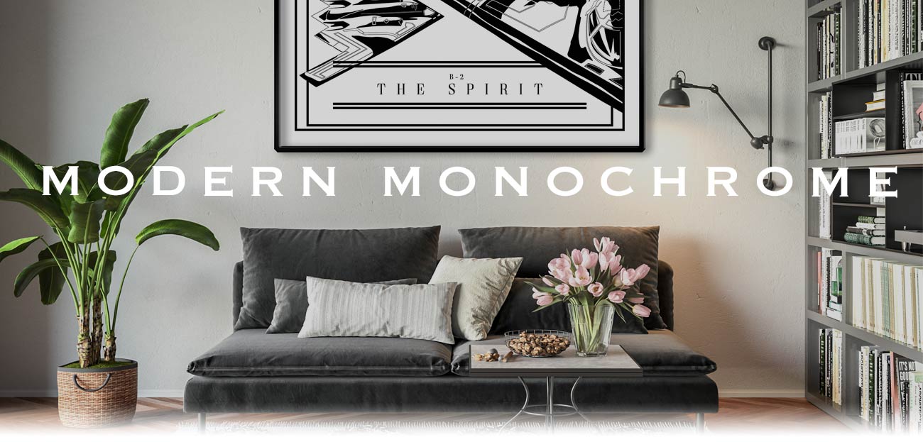 Custom Modern Monochrome