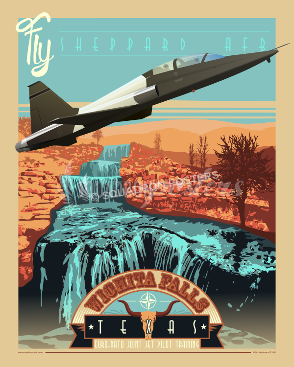 Sheppard AFB ENJJPT - T-38 Talon Art by - Squadron Posters!