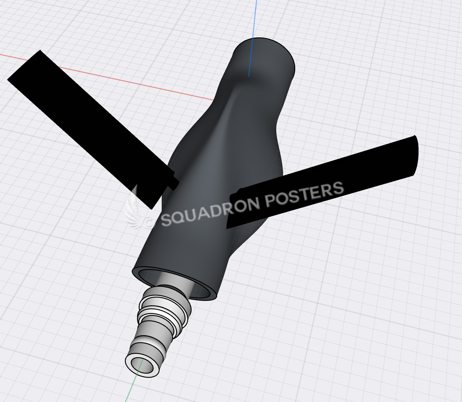 KC-135 Stratotanker Boom STL 3d modeldigital download 3d print