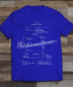 UH-1D Blueprint T-Shirt