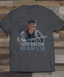 mustache march T-shirt