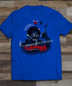 Fighter Pilot for America (Blue) T-shirt