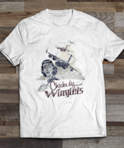 Chicks Dig Winglets T-Shirt