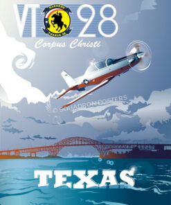 Corpus Christi T-6B Texan II VT28 art by - Squadron Posters!