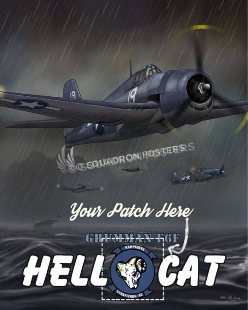 Add Patch to F6F Hellcat Through the Ages! - Squadron Posters